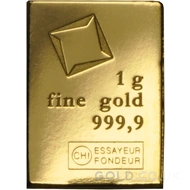 1g Gold Bar CombiBar