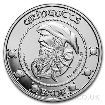 Harry Potter Pure Silver Sickle 1oz Round