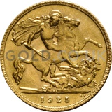 1925 George V Gold Half Sovereign (South Africa Mint)