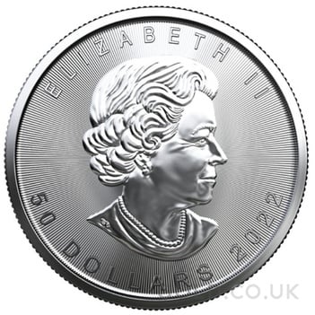 2022 1oz Canadian Maple Leaf Platinum Coin