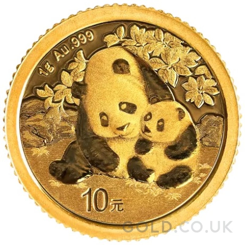 2024 1g Chinese Panda Gold Coin