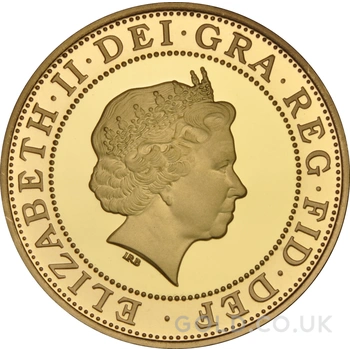 2001 Proof £2 Coin Gold Double Sovereign Marconi