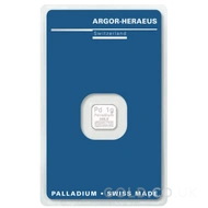 1g Argor-Heraeus Palladium Bar