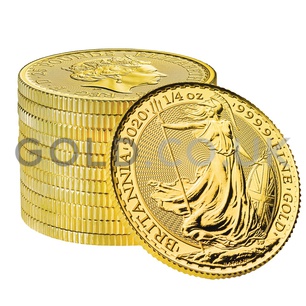 Quarter Ounce Britannia Gold Coins (2020)