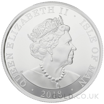 2018 Proof Isle of Man Noble Silver Coin 1oz