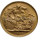 1915 George V Gold Sovereign (Sydney Mint)