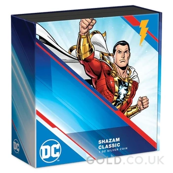 2023 Shazam Classic 1oz Proof Silver Coin Boxed