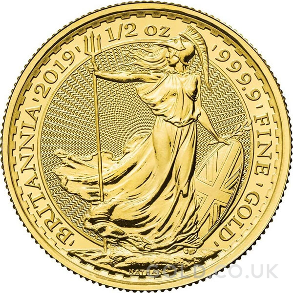 2019 1/2oz Gold Britannia Coin