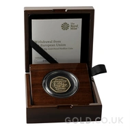 2020 Withdrawal from the European Union Piedfort Fifty Pence Proof Coin Boxed