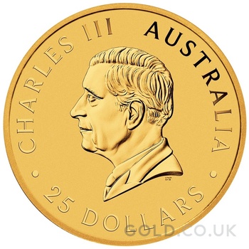 2024 1/4oz Australian Kangaroo Gold Nugget Coin