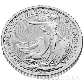 2026 Britannia 1/10oz Silver Coin