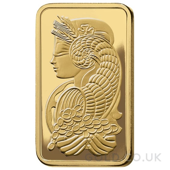 5 Tola Gold Bar PAMP Lady Fortuna