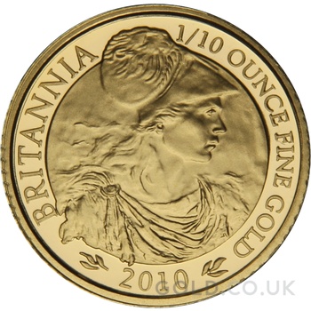 2010 Proof 1/10oz Gold Britannia Coin
