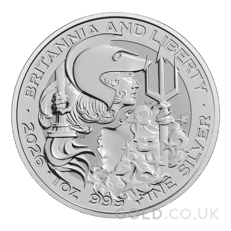 2026 Britannia & Liberty 1oz Silver Coin