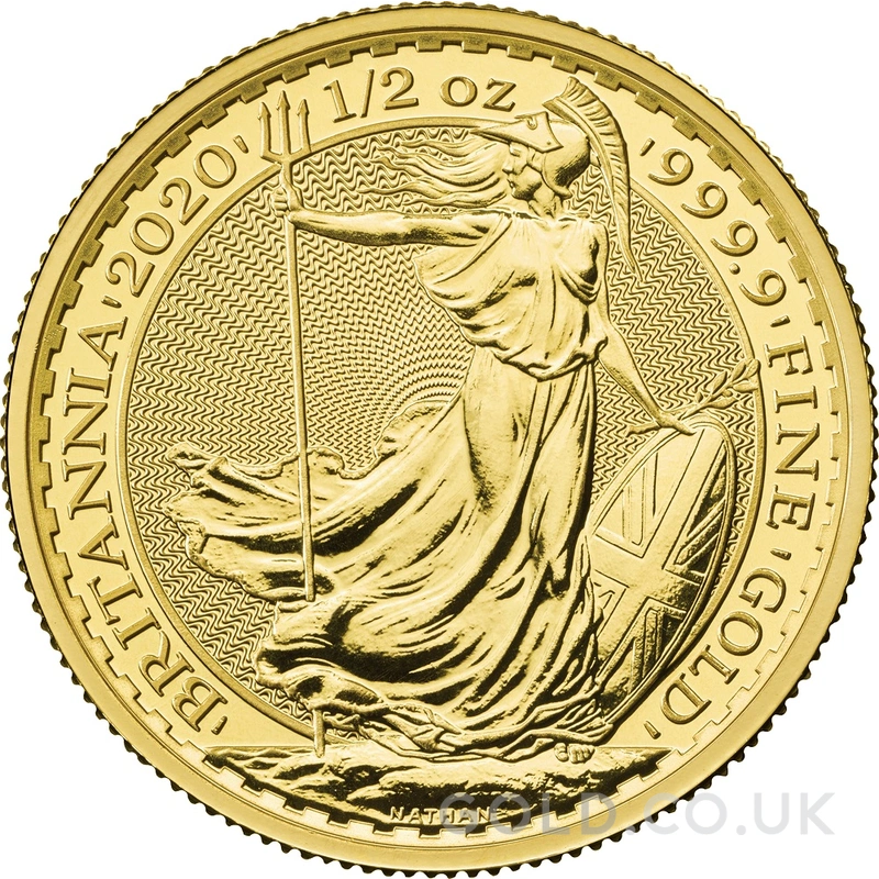 2020 1/2oz Gold Britannia Coin