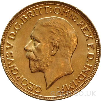1932 Gold Sovereign Coin George V SA