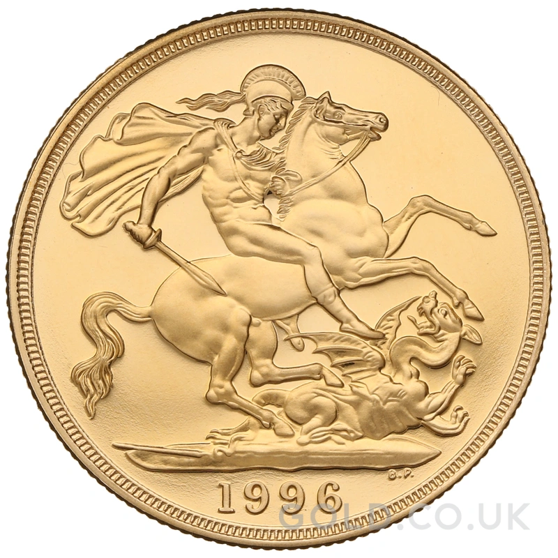 1996 Proof £2 Coin Gold Double Sovereign