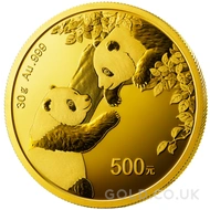2023 Gold Panda Coin 30g
