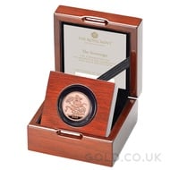 King Charles III Coronation Sovereign Gold Proof Coin Boxed (2023)