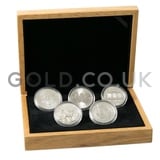 Silver Five 1oz Coin Set in Gift Box (2020)