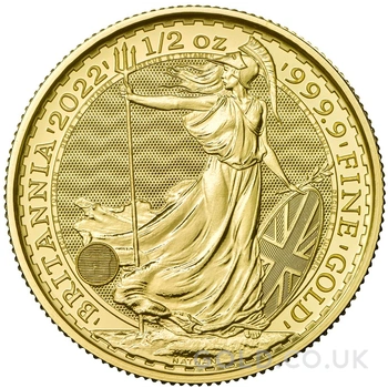 2022 1/2oz Gold Britannia Coin