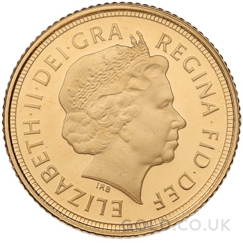 2010 Proof Gold Half Sovereign Boxed