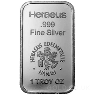1oz Argor-Heraeus Silver Bar