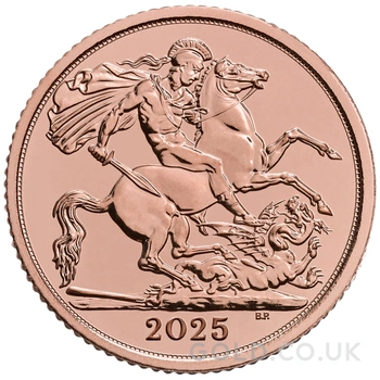 2025 Gold Half Sovereign - Last of the Rose Gold