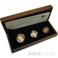 Gold Proof Sovereign Three Coin Boxed Set (2009)