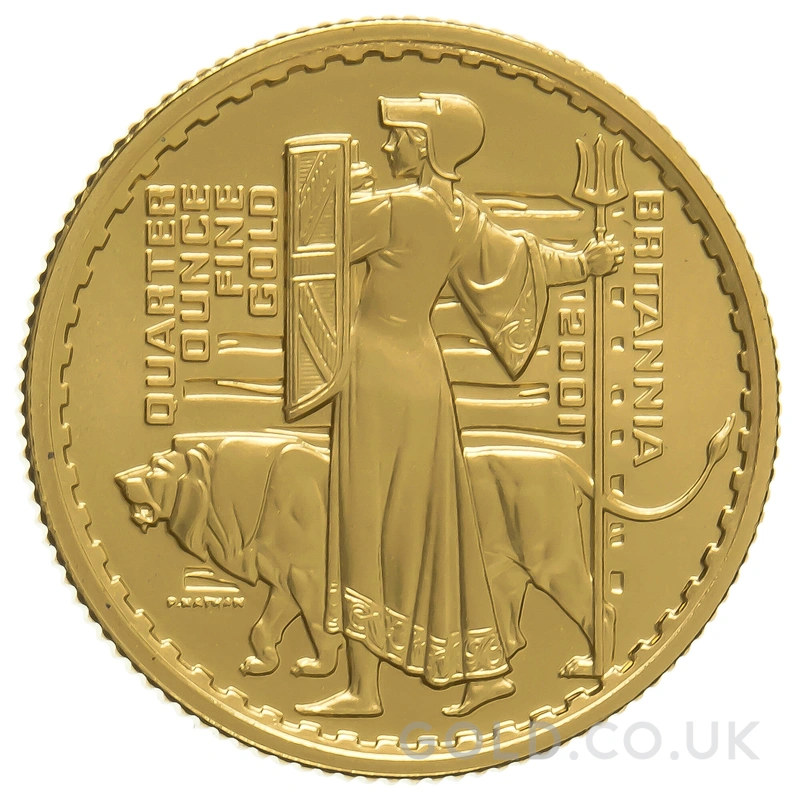 2001 Proof 1/4oz Gold Britannia Coin
