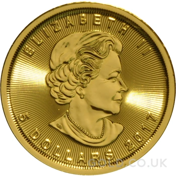2017 1/10oz Canadian Maple Leaf Gold Coin