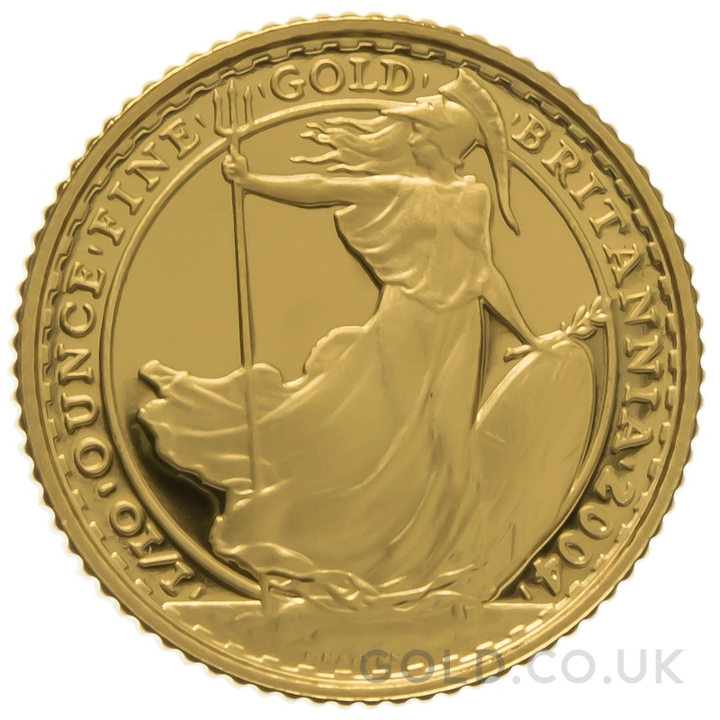 2004 Proof 1/10oz Gold Britannia Coin
