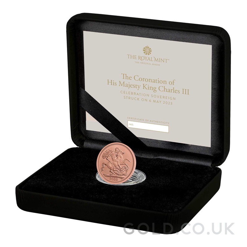 2023 Coronation Struck on the Day Gold Sovereign Boxed