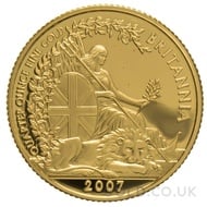 2007 Quarter Ounce Proof Britannia