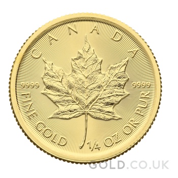 2019 1/4oz Canadian Maple Leaf Gold Coin