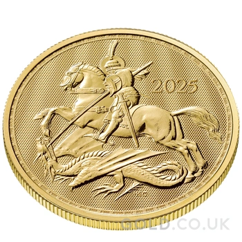 2025 St George & the Dragon Gold Coin 1oz