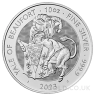2023 The Yale of Beaufort - Tudor Beasts 10oz Silver Coin