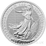 Britannia One Ounce Silver Coin (2024)