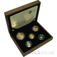 Gold Proof Sovereign Five Coin Boxed Set (2009)
