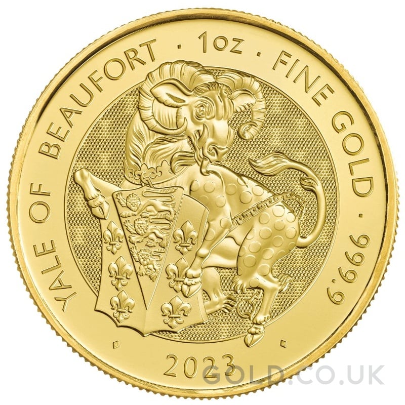 2023 Yale of Beaufort - Tudor Beasts 1oz Gold Coin