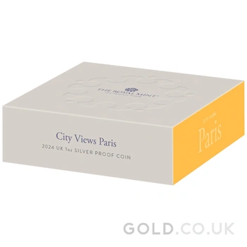 2024 City Views - Paris 1oz Proof Silver Coin Boxed