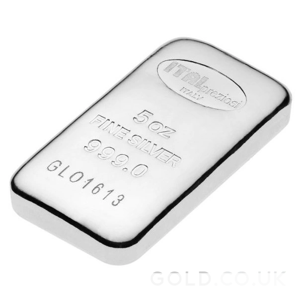 5oz Silver Bar Italpreziosi Cast