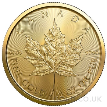 2021 1/2oz Canadian Maple Leaf Gold Coin