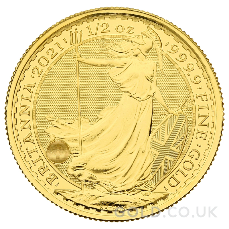 2021 1/2oz Gold Britannia Coin