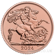 2024 Gold Double Sovereign Coin Charles III