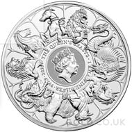 Silver 1 Kilo Queen's Beast Completer Coin (2021)