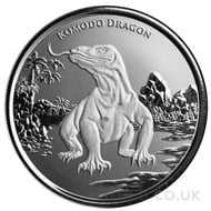 Silver Komodo Dragon