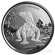 Komodo Dragon 1 Ounce Silver Coin (2022)