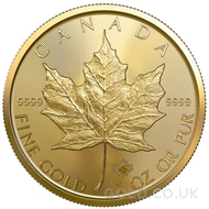 2021 Gold Canadian Maple Leaf Coin 1oz