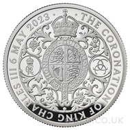 2023 King Charles III Coronation 2oz Proof Silver Coin Boxed